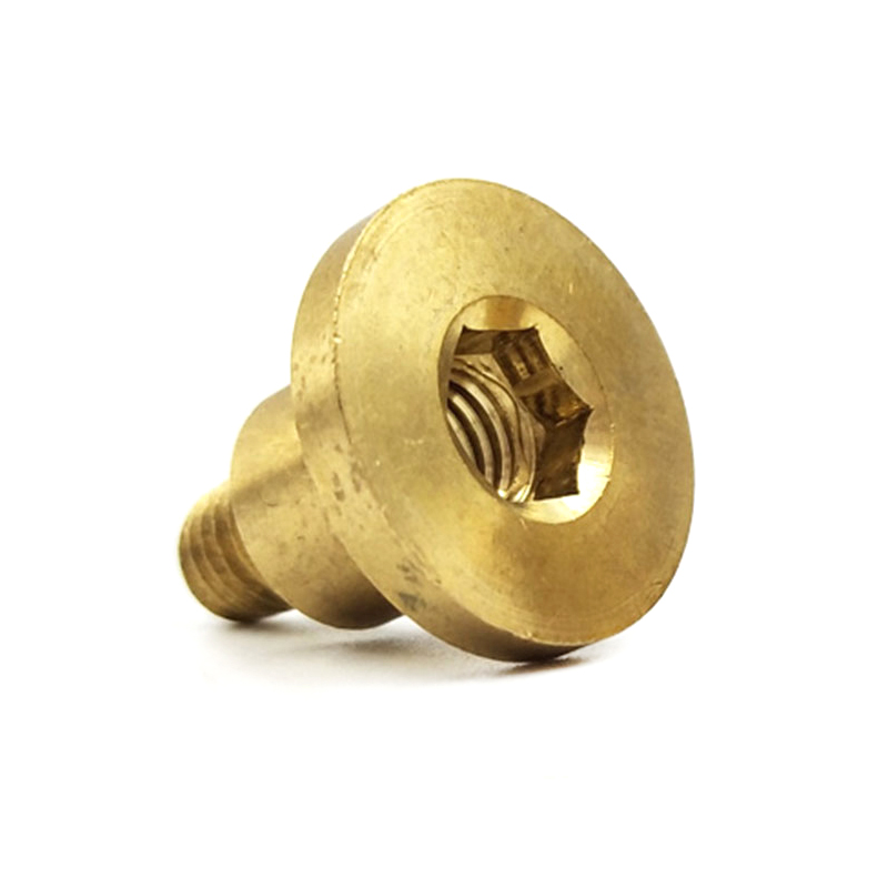 非標黃銅平頭內六角臺階螺絲