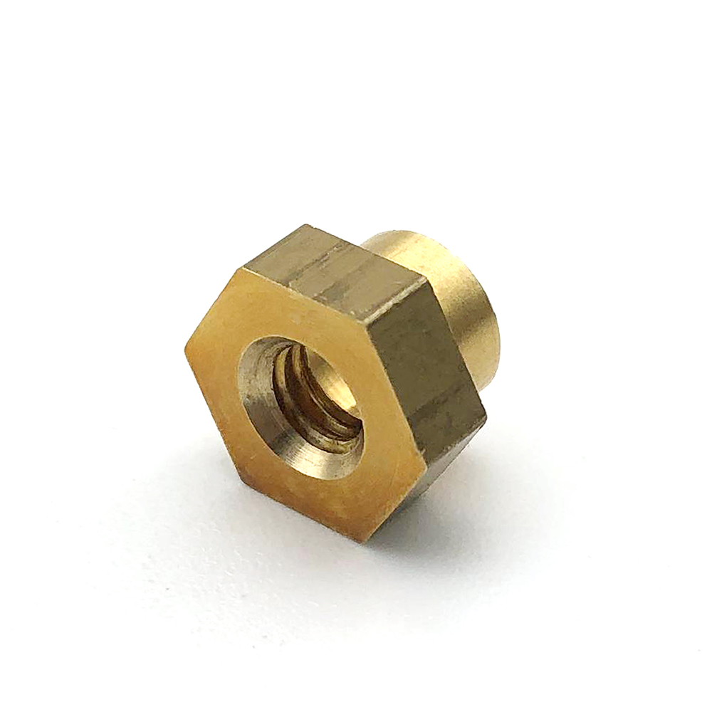 黃銅六角異型螺母 非標螺母 內(nèi)外絲接頭螺母 嵌裝螺母