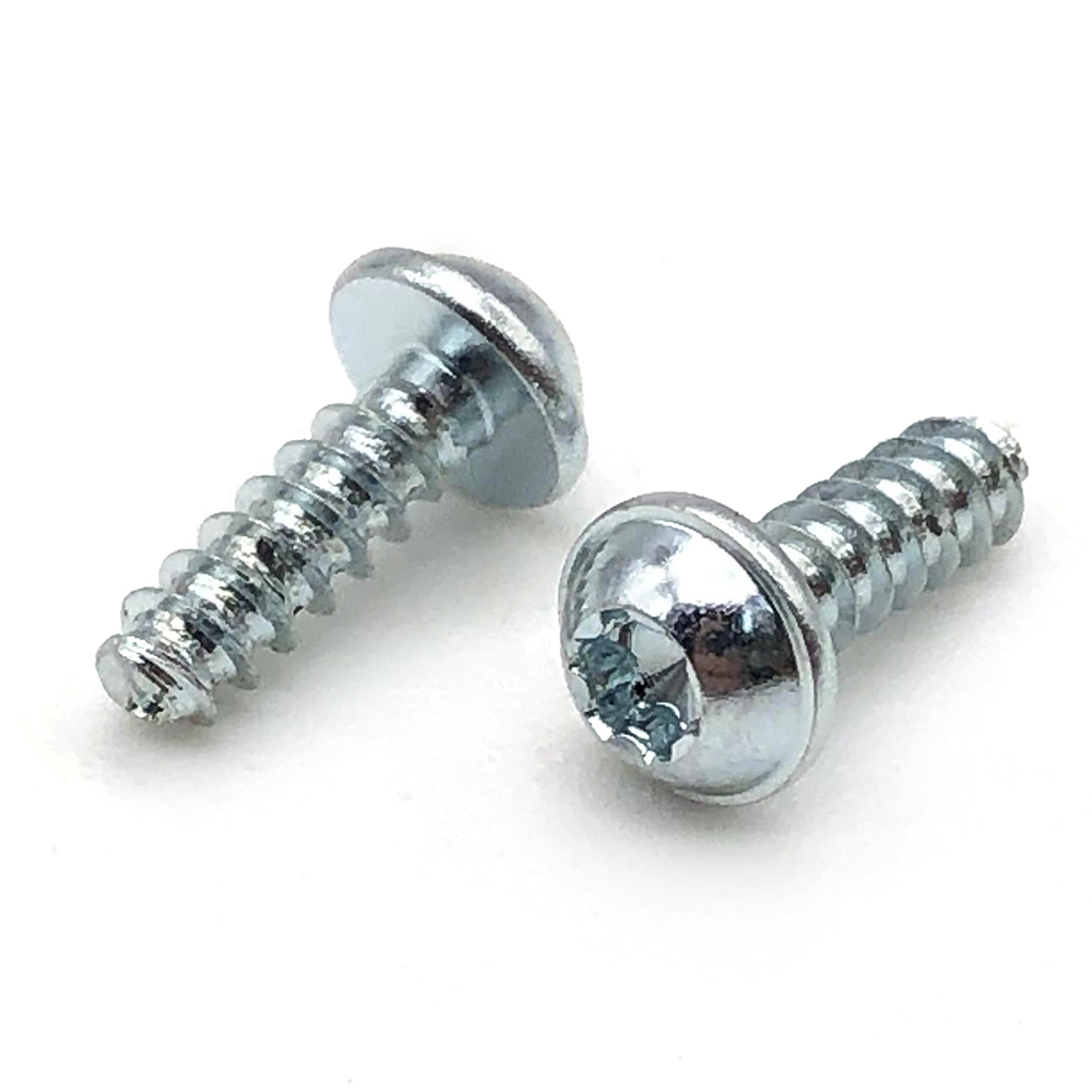 環保藍鋅梅花盤圓頭帶介平尾自攻螺絲