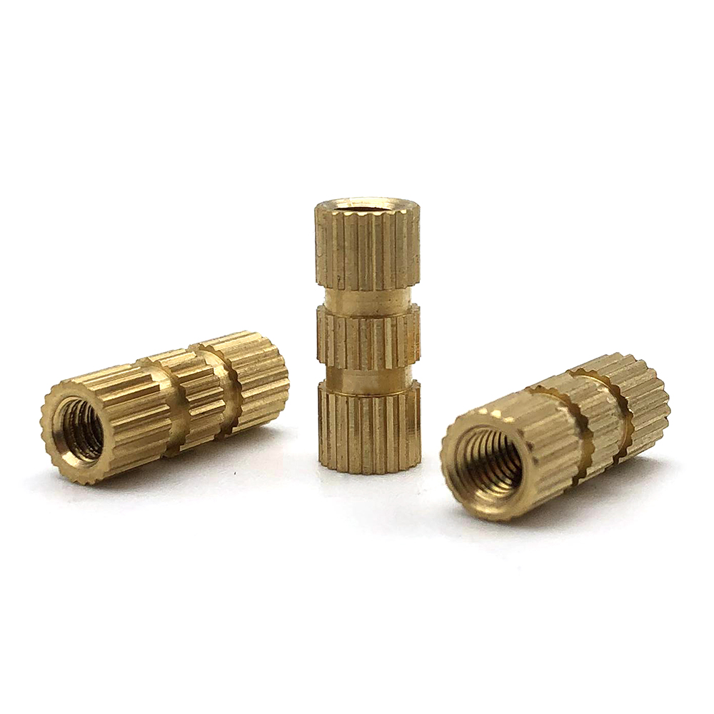 滾花螺母 黃銅螺母 機械螺母 小螺母 螺帽 嵌入螺母 嵌入件 非標件 非標螺母