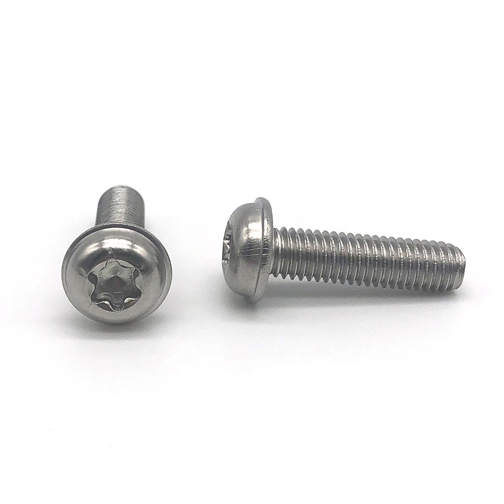 304不銹鋼梅花盤(pán)頭帶墊螺絲帶介螺絲 自帶墊螺釘帶帽螺絲定制非標(biāo)螺絲