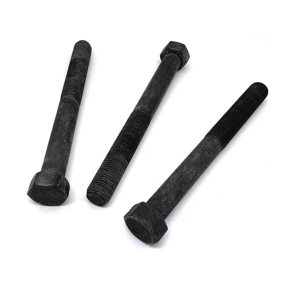 生產(chǎn)高強(qiáng)度螺栓 發(fā)黑12.9級六角半牙螺栓 卡車專用螺栓 定制非標(biāo)螺栓螺絲