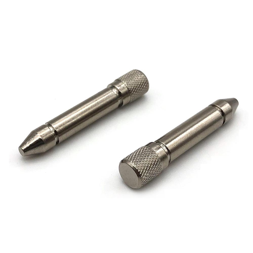 銷子銷釘 不銹鋼雙頭單頭中間段壓花滾花直紋網紋定位實心圓柱銷